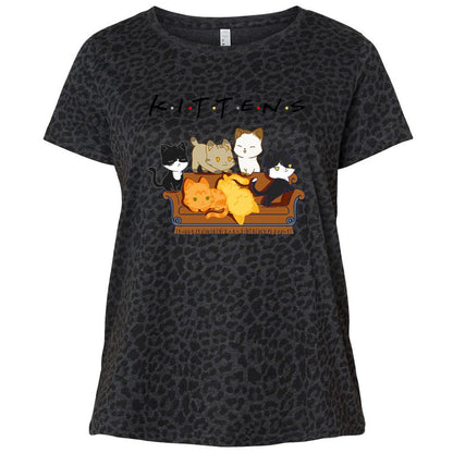 Ladies Curvy Jersey - TMMHUSD1 - Black Leopard - 11