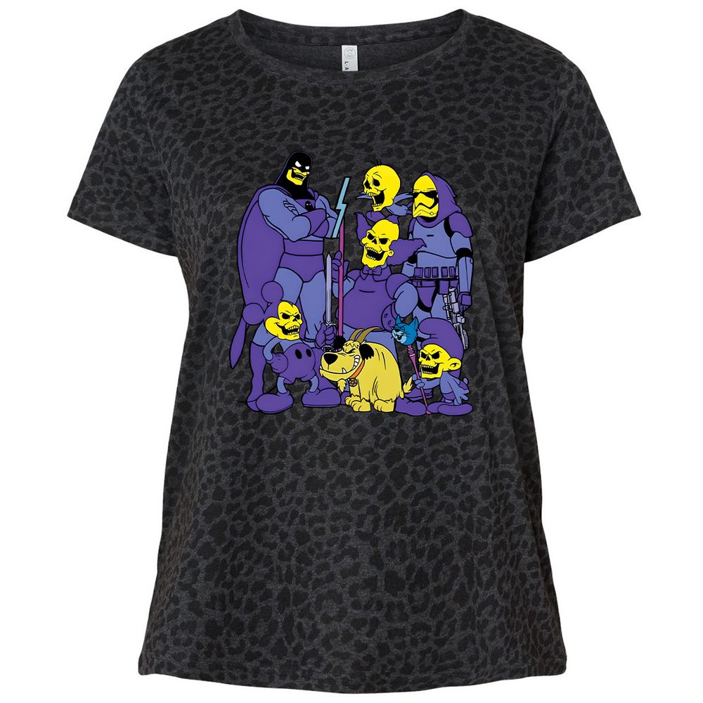 Ladies Curvy Jersey - FDDQD3QQ - Black Leopard - 11