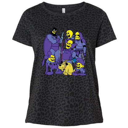 Ladies Curvy Jersey - FDDQD3QQ - Black Leopard - 11