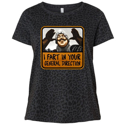 Ladies Curvy Jersey - BHJJRTEW - Black Leopard - 11