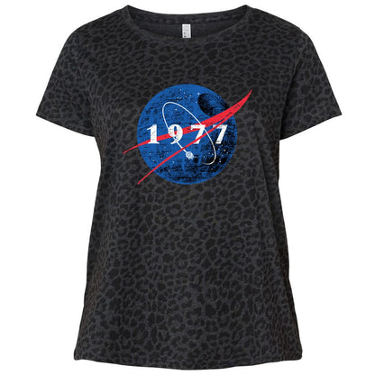 Ladies Curvy Jersey - FN2U7ZQM - Black Leopard - 11