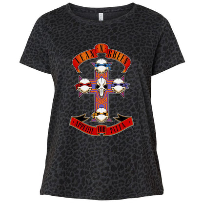 Ladies Curvy Jersey - NXLVQ37C - Black Leopard - 11