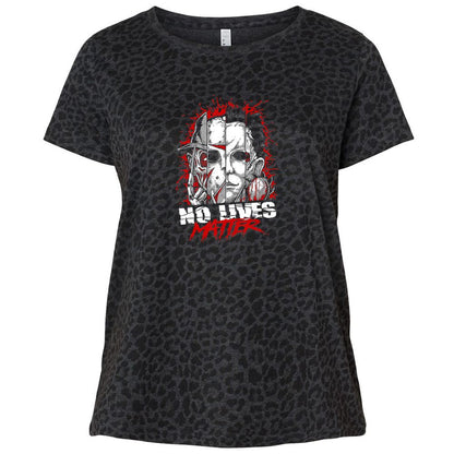 Ladies Curvy Jersey - TFWAWGAD - Black Leopard - 11