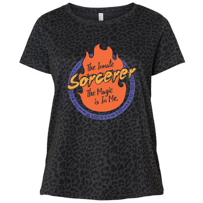 Ladies Curvy Jersey - 8MM2Q5BJ - Black Leopard - 11