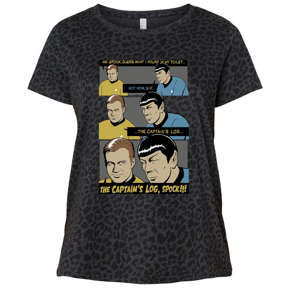 Ladies Curvy Jersey - PQ21G223 - Black Leopard - 11