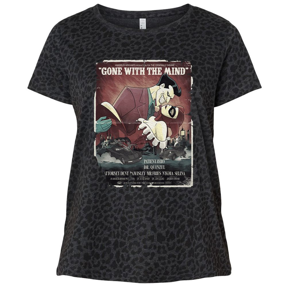 Ladies Curvy Jersey - TW8PPEKZ - Black Leopard - 11