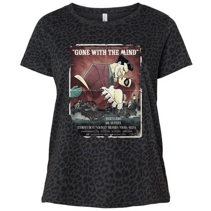 Ladies Curvy Jersey - TW8PPEKZ - Black Leopard - 11