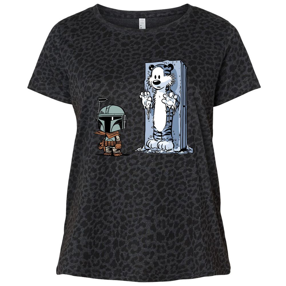 Ladies Curvy Jersey - 7TEN6JSH - Black Leopard - 11