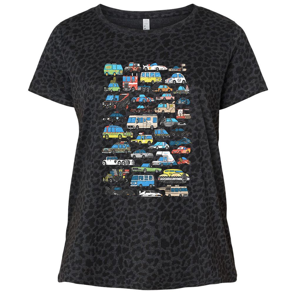 Ladies Curvy Jersey - ZN5178ZT - Black Leopard - 11