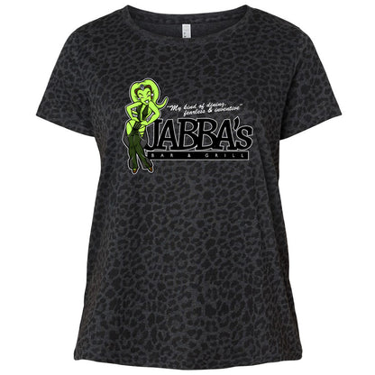 Ladies Curvy Jersey - RNGC8B6S - Black Leopard - 11