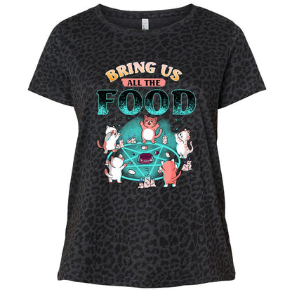 Ladies Curvy Jersey - 8ZT7VZ87 - Black Leopard - 11