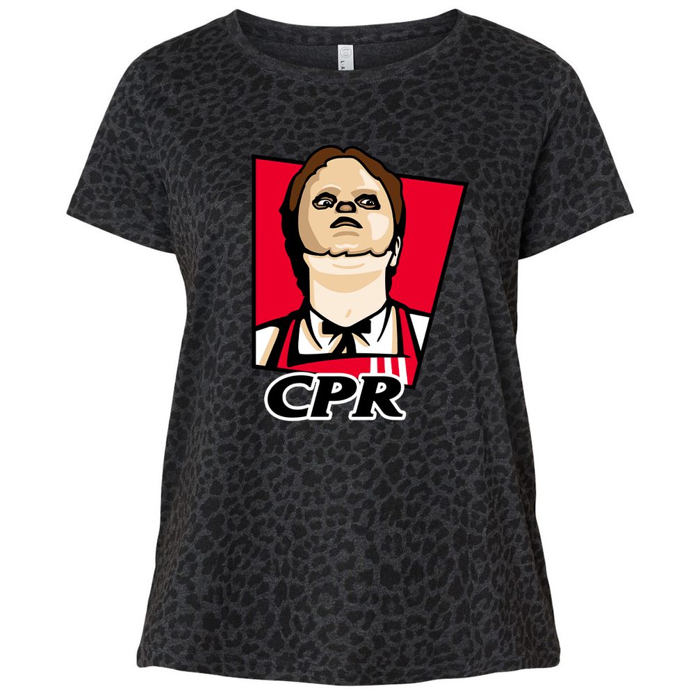 Ladies Curvy Jersey - 4EQGXHJQ - Black Leopard - 11