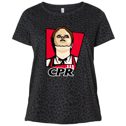 Ladies Curvy Jersey - 4EQGXHJQ - Black Leopard - 11