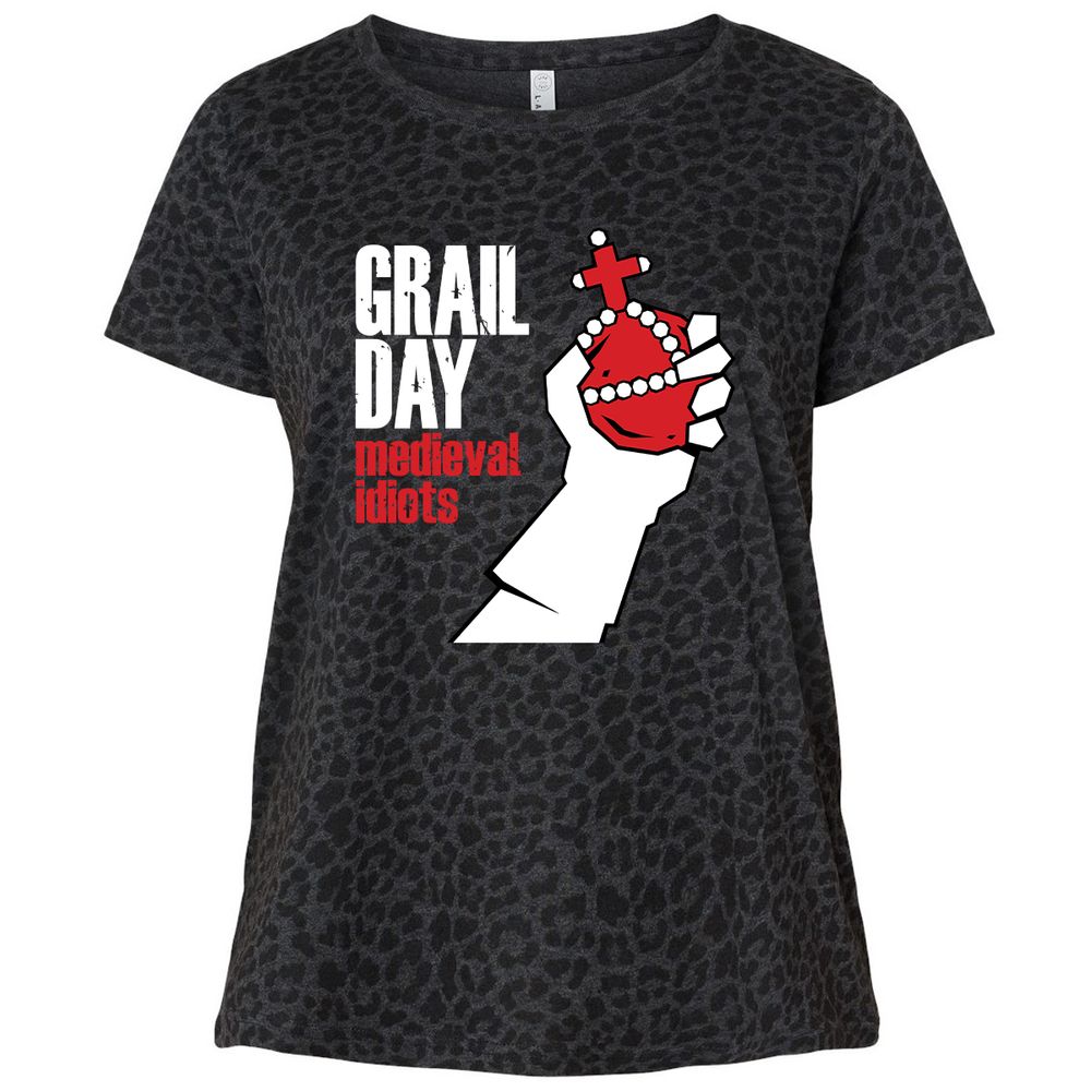 Ladies Curvy Jersey - 4J5YRD6W - Black Leopard - 11