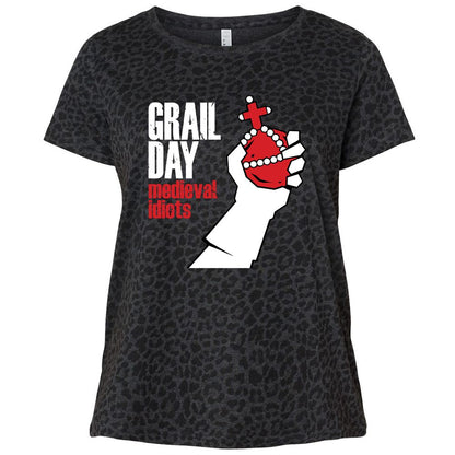 Ladies Curvy Jersey - 4J5YRD6W - Black Leopard - 11