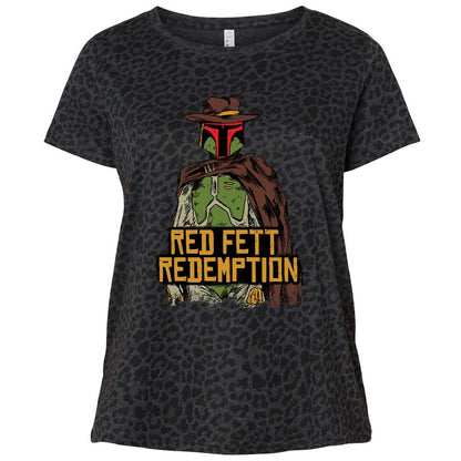 Ladies Curvy Jersey - 76B93V89 - Black Leopard - 11