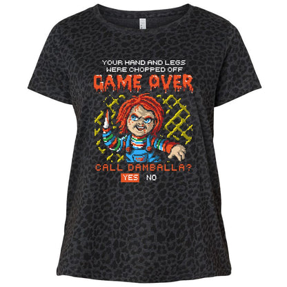 Ladies Curvy Jersey - XVLY3ZJB - Black Leopard - 11