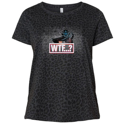 Ladies Curvy Jersey - TKXSTQDG - Black Leopard - 11