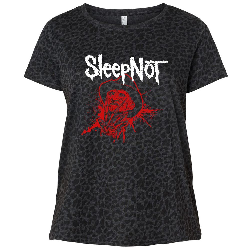 Ladies Curvy Jersey - H156JE7A - Black Leopard - 11