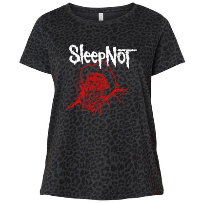 Ladies Curvy Jersey - H156JE7A - Black Leopard - 11