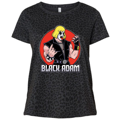 Ladies Curvy Jersey - 8Q96X1B4 - Black Leopard - 11