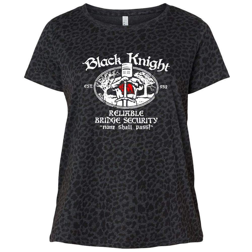 Ladies Curvy Jersey - Q6ZXNLMS - Black Leopard - 11