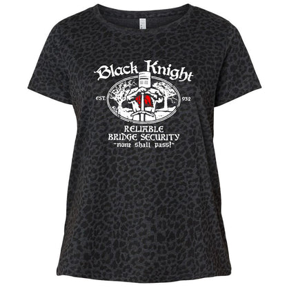 Ladies Curvy Jersey - Q6ZXNLMS - Black Leopard - 11