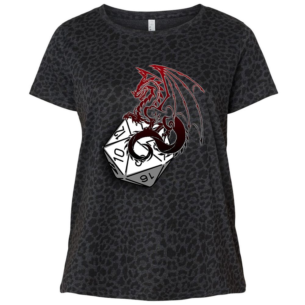 Ladies Curvy Jersey - 9HJ264P5 - Black Leopard - 11