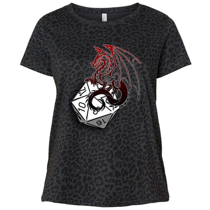 Ladies Curvy Jersey - 9HJ264P5 - Black Leopard - 11