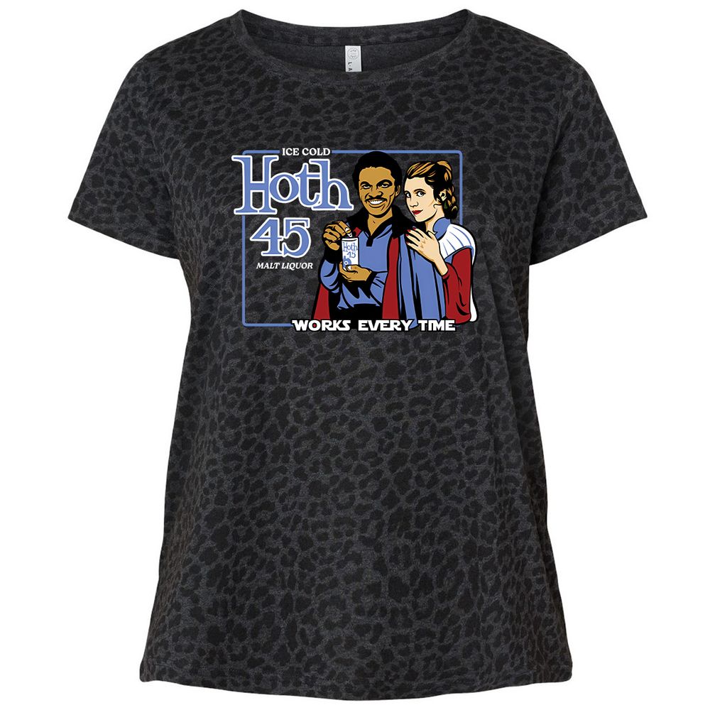 Ladies Curvy Jersey - TVB58VYH - Black Leopard - 11