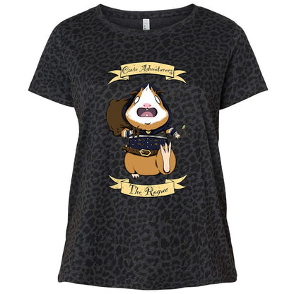 Ladies Curvy Jersey - JE6VPQRD - Black Leopard - 11