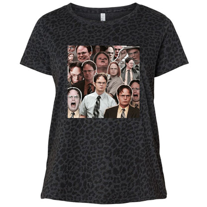 Ladies Curvy Jersey - BTFFF2FR - Black Leopard - 11