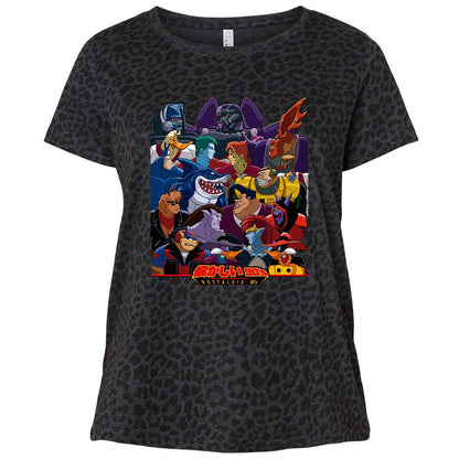 Ladies Curvy Jersey - BH8C8ALX - Black Leopard - 11