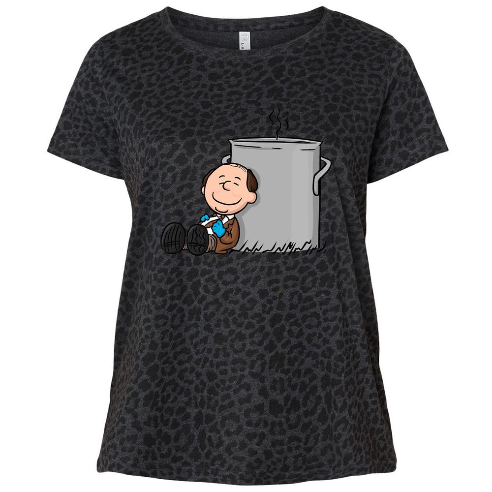 Ladies Curvy Jersey - 8D1K65AD - Black Leopard - 11