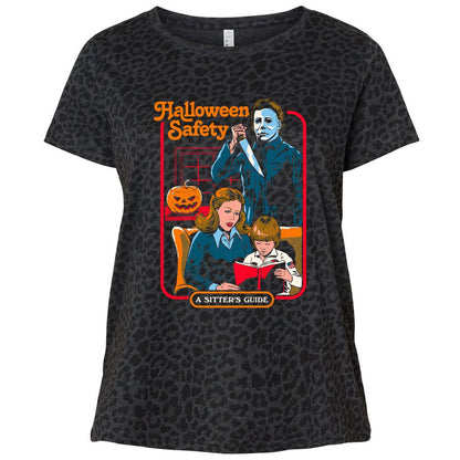 Ladies Curvy Jersey - CUUHGK1J - Black Leopard - 11