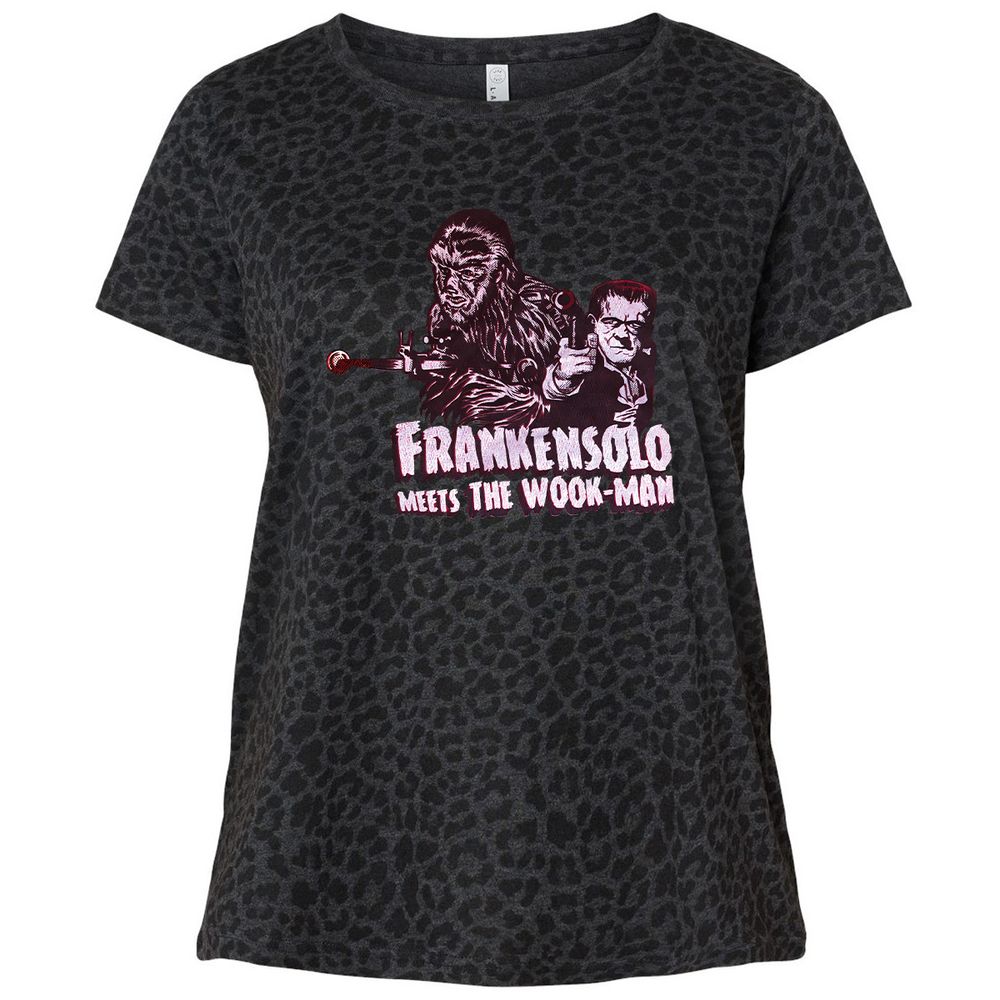 Ladies Curvy Jersey - H1ZUNB7D - Black Leopard - 11