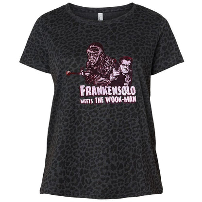 Ladies Curvy Jersey - H1ZUNB7D - Black Leopard - 11