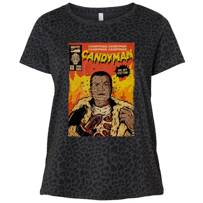 Ladies Curvy Jersey - VK2NUPAS - Black Leopard - 11