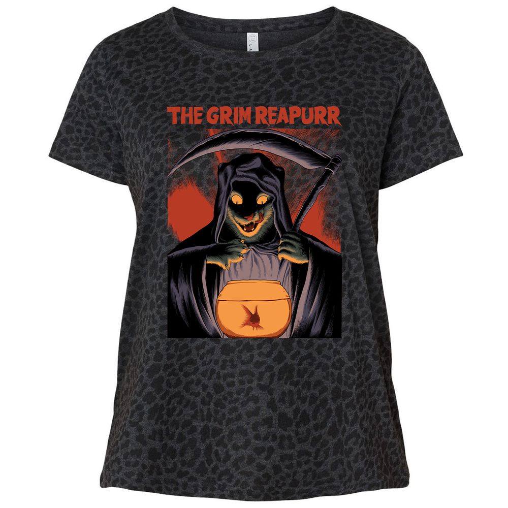 Ladies Curvy Jersey - 81USE9NS - Black Leopard - 11