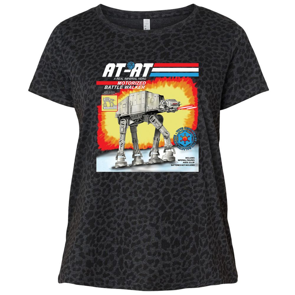 Ladies Curvy Jersey - D8CX3BXE - Black Leopard - 11