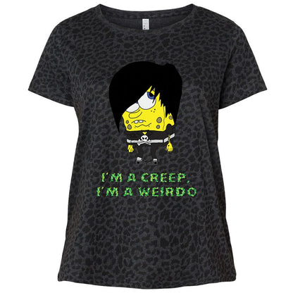 Ladies Curvy Jersey - Z28WJ9HL - Black Leopard - 11