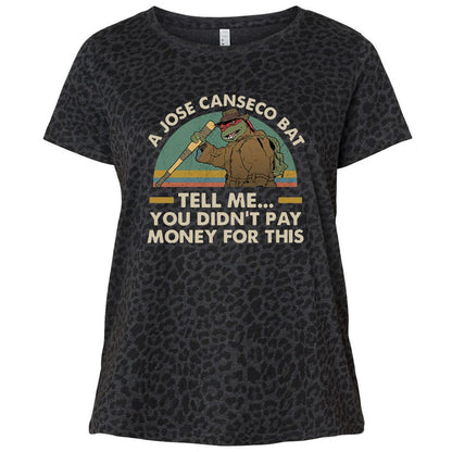 Ladies Curvy Jersey - 27P7LU4U - Black Leopard - 11