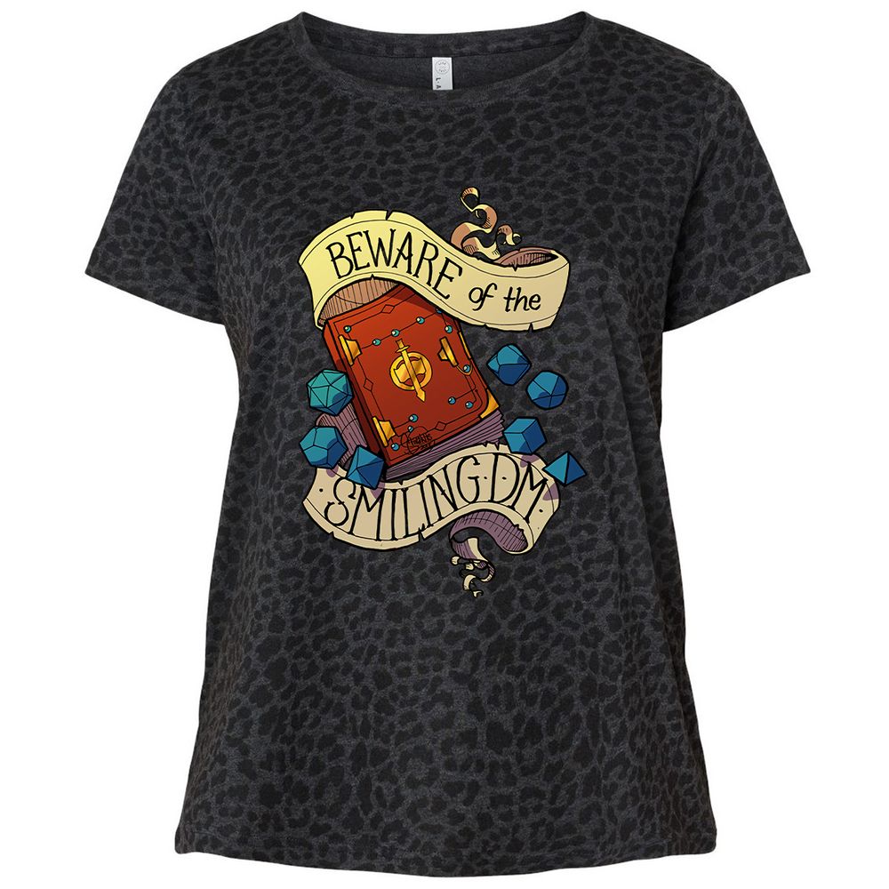 Ladies Curvy Jersey - BAPCHA7Y - Black Leopard - 11