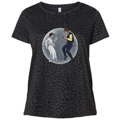 Ladies Curvy Jersey - YDSAA65P - Black Leopard - 11