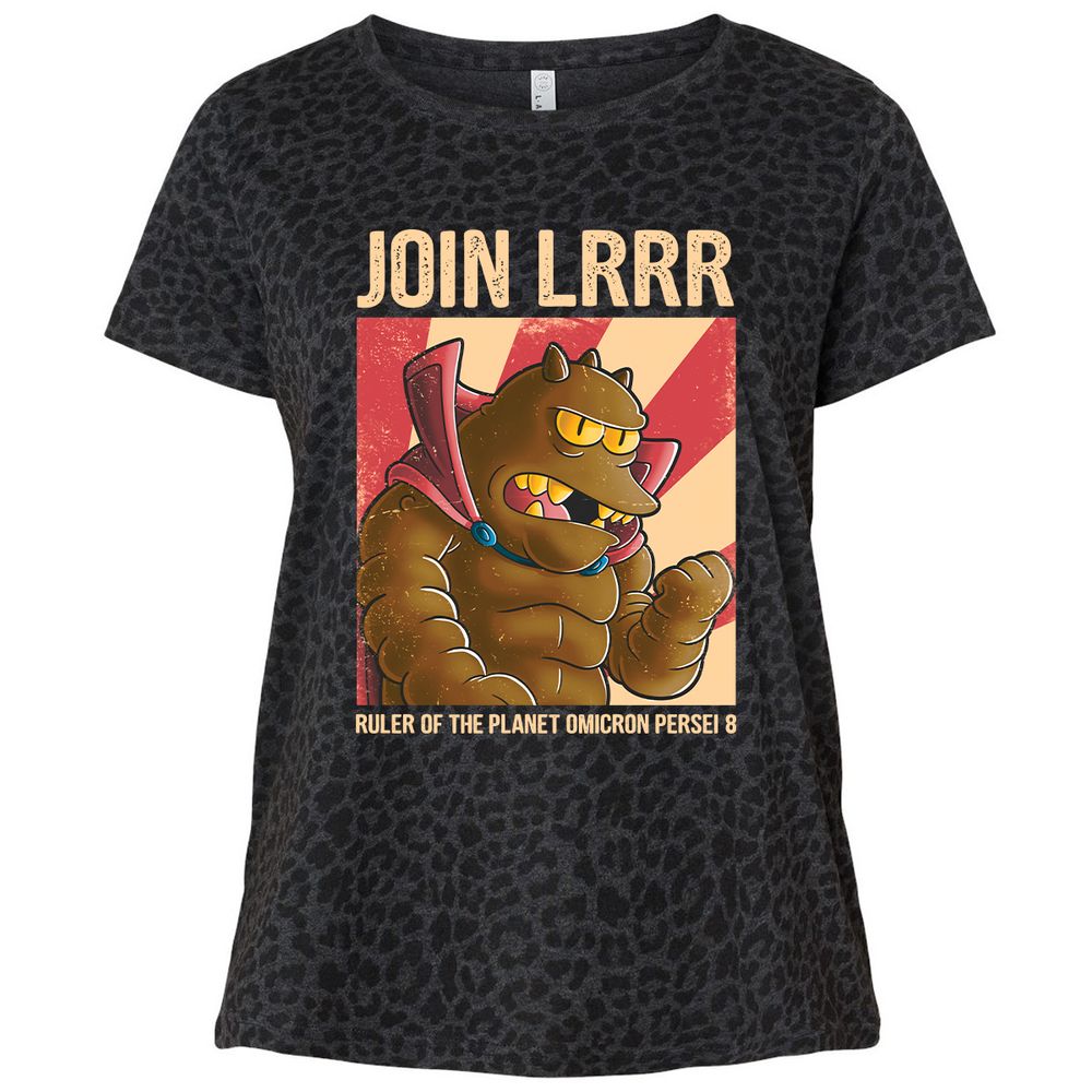 Ladies Curvy Jersey - 2CMAV2JH - Black Leopard - 11