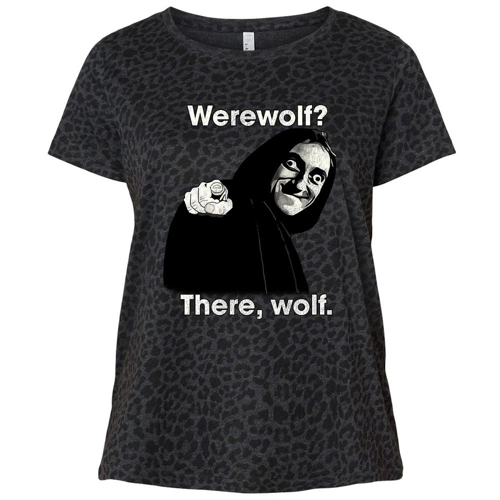 Ladies Curvy Jersey - WULHWF2X - Black Leopard - 11