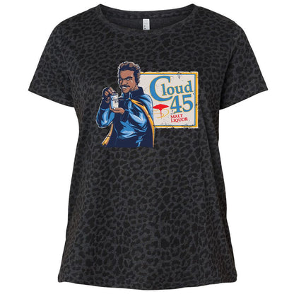 Ladies Curvy Jersey - 6D6GEHXJ - Black Leopard - 11
