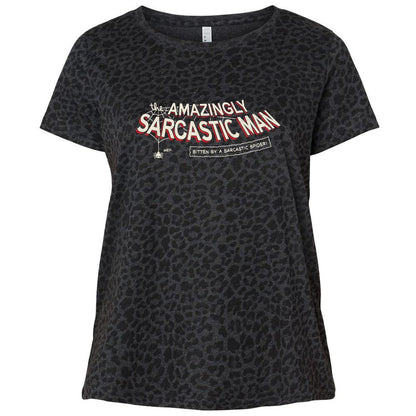 Ladies Curvy Jersey - JU29VSF6 - Black Leopard - 11