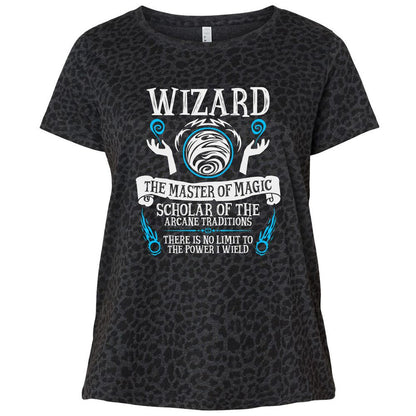 Ladies Curvy Jersey - MM8DFB8N - Black Leopard - 11