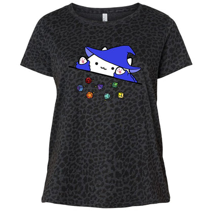 Ladies Curvy Jersey - 3BPM7FN6 - Black Leopard - 11